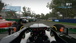 F1 2014Wie detailgenau die Macher das Cockpit der Boliden nachgebaut haben, ist beeindruckend.