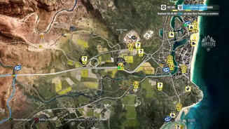 Forza Horizon 3Die Karte füllt sich im späteren Spielverlauf immer mehr, jedes Upgrade fügt neue Events und Nebenaufgaben hinzu.