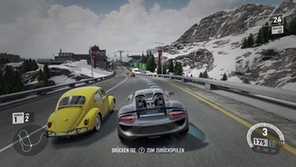 Forza Motorsport 7In diesem kuriosen Event müssen wir mit einem Porsche Spyder so viele Autos wie möglich überholen.