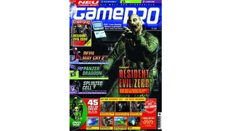 GamePro 032003mit Resident Evil-Titelstory und Tests zu Metal Gear Solid 2 und Shenmue II. Außerdem: Previews zu Resident Evil 4, Devil May Cry 2, Dino Crisis 3 und Wind Waker.