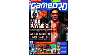 GamePro 022004mit Max Payne 2-Titelstory und Tests zu Mission Impossible und Terminator 3. Außerdem: Previews zu Gran Turismo 4, Mafia und Metal Gear Solid: The Twin Snakes.