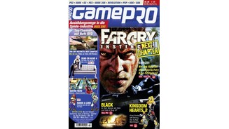 GamePro 032006mit Far Cry Instincts-Titelstory und Tests zu Black, Mario Party 7, Mario + Luigi und Shadow of the Colossus. Außerdem: Previews zu Der Pate, Guitar Hero und Phantasy Star Universe.