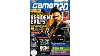 GamePro 032009mit Resident Evil 5-Titelstory und Tests zu Killzone 2, Skate 2 und Street Fighter IV. Außerdem: Previews zu Prototype, Dragon Age: Origins und Madworld.