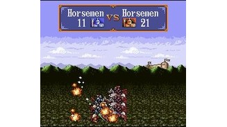 Battle animation - Two Horsemen-Units are battling it out