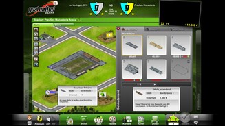 Goalunited 2011Der Stadionausbau läuft zum Glück nicht in Echtzeit, die ersten Ausbauten und Nebengebäude sind binnen Minuten fertig, hochstufige Bauten in Stunden und Tagen.