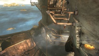 God of War: AscensionImmer wieder schwenkt die Kamera zurück, um dem Spieler zu zeigen, wie episch doch alles ist.