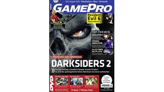 GamePro 032012mit Darksiders 2-Titelstory und Tests zu The Last Story, Kingdoms of Amalur: Reckoning und Soul Calibur 5. Außerdem: Previews zu Asuras Wrath, Hitman: Absolution und Resident Evil 6.