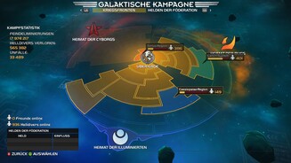 HelldiversSo sieht die Galaktische Kampagne aus: Alle Helldivers helfen beim Erobern feindlicher Gebiete, bis die Heimatwelt der jeweiligen Alien-Rasse angegriffen wird.