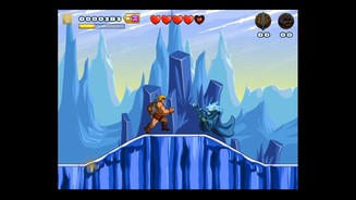 He-Man: The Most Powerful Game in the UniverseIm Eisgebirge trifft He-Man neben Schleimmonstern auch auf teleportierende Gegner.