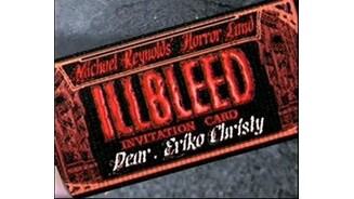 Close-up of a mysterious Illbleed ticket