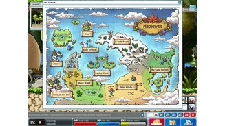 MapleStoryMit Luftschiffen oder Landverbindungen gelangen wir zu den sehr unterschiedlich gestalteten Kontinenten und Inseln.