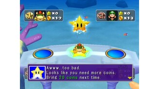 Oh no, Bowser doesnt have enough coins to buy the star!