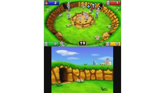 Mario Party: Island TourBei diesem Minispiel geht es darum, möglichst viele Hasen zu fangen.