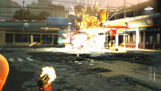 Max Payne 3Wer hätte das gedacht: Zapfsäulen explodieren unter Beschuss.