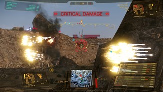 Mechwarrior OnlineDas Cockpit mit seinen transparenten Anzeigen sorgt für ein heftiges Mittendrin-Gefühl.