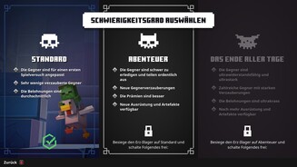 Nach dem Durchspielen der Kampagne lässt sich das Spiel zweimal erneut in höheren Schwierigkeitsgraden durchspielen. Es locken »ultrakrasse Belohungen«.