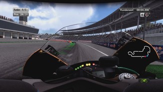 MotoGP 2013In den Cockpitperspektiven kommt das Geschwindigkeitsgefühl am besten rüber.