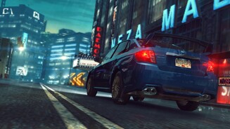 Need for Speed: No LimitsFür einen Smartphone- und Tablet-Titel sieht Need for Speed: No Limits manierlich aus, die aufpixelnde Grafik im Hintergrund nervt jedoch schnell.