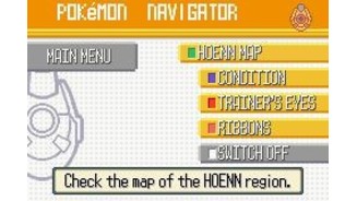 The new Pokemon Navigator