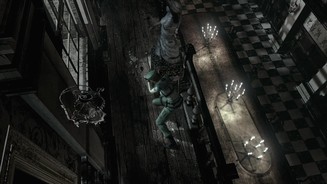 Resident Evil RemasteredVöllig unpraktisch im Umbrella-Alltag, aber knifflig: Die Rätsel in Resident Evil haben oft mit dem Verschieben von Statuen zu tun.