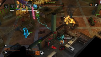Shadowrun Chronicles: Boston LockdownPraktisch: Hacker können Feinde selbst durch Wände angreifen, wenn nur ein Teammitglied sie im Visier hat.