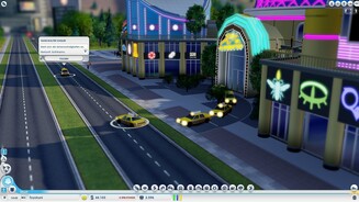 SimCityBei einem Klick auf die einzelnen Sims (oder ihre Autos) erfahren wir, wo sie hinwollen - und herkommen.