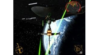 Star Wars Rogue Squadron 2: Rogue LeaderUm Sternenzerstörer unschädlich zu machen, müssen Schildgeneratoren zerschossen werden – nur gut, dass diese an der Außenhülle angebracht sind …
