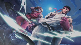 Street Fighter X TekkenDie Handlung im Arcade Modus wird serientypisch in Form von animierten Standbildern vorangetrieben.
