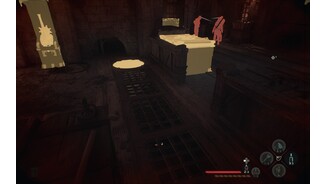 Über die Goldharz-Sicht markiert ihr nützliche Objekte, Gegner oder potenzielle Stolperfallen.