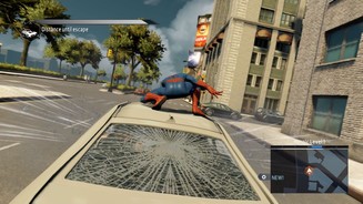 The Amazing Spider-Man 2In einer Mission retten wir eine Geisel aus einem fahrenden Auto …