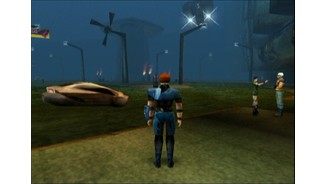 The Nomad SoulSchwebende Autos, Passanten, Raumschiffe - die futuristische Spielwelt ist im Jahr 2000 so lebendig wie in kaum einem anderen Spiel.