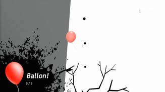 The Unfinished SwanÜberall im Spiel sind farbige Ballons versteckt, mit denen ihr Extras wie die Konzeptzeichnungen freischalten könnt.