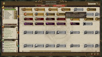 Total War: WarhammerUnsere Helden spezialisieren wir über die bislang umfangreichsten Fähigkeitsbäume der Serie.