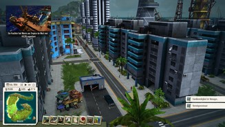 Tropico 5Mit steigender Bevölkerungszahl kommen wir nicht drum herum, vollgestopfte Wohnsiedlungen mit günstigen Mieten aus dem Boden zu stampfen.