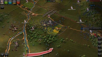 Ultimate General: Gettysburg - Screenshost aus der Early-Access-VersionUnsere Truppen kommen über Mc Pherson’s Hügel – nur um festzustellen, dass der Gegner bereits massiv an Verstärkungstruppen auffährt. Jetzt müssen wir uns zurückziehen, die Schlachten wiegen hin und her.