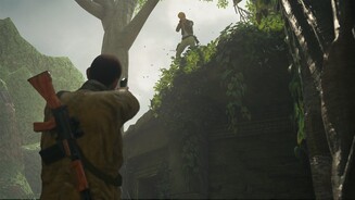 Uncharted 4: A Thiefs End - Multiplayer-ScreenshotsErhöhte Positionen sind oft der entscheidende Vorteil gegenüber den Gegnern.
