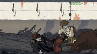 Valiant Hearts: The Great WarAnspruchslos und deplatziert: Um erste Hilfe zu leisten, muss Anna simple Quicktime-Events absolvieren.