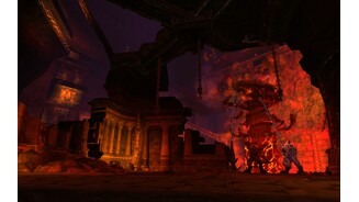 World of Warcraft: CataclysmFetter Raid-Boss: Magmaul im Pechschwingenabstieg.