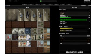 Xenonauts - Screenshots aus der Early-Access-VersionEs empfiehlt sich, die Hangars in der Xenonauten-Basis am Rand anzubringen, da im Falle eines Angriffs dort die Aliens eindringen.