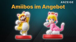 Katzen-Mario + Katzen-Peach: Niedliche Amiibo-Figuren jetzt günstig im Doppelpack