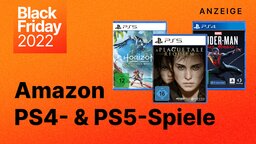 Amazon Black Friday: Hunderte Spiele für PS4 + PS5 im Angebot