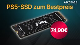 PS5 SSD zum Bestpreis: Kingston Fury Renegade 1 TB für nur 74,90€ bei Amazon im Angebot