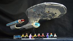 Mein allererstes LEGO-Set ist die U.S.S. Enterprise mit 3600 Teilen - und ich wünschte, es wären noch mehr