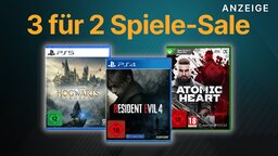 3 für 2 mit Spielen für PS5, PS4 + Xbox: Hits wie Hogwarts Legacy und Resident Evil 4 günstig sichern