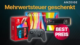 Mehrwertsteuer geschenkt: Nintendo Switch OLED, 4K-TVs + PS5-SSDs günstig bei MediaMarkt