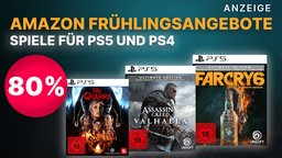Amazon Frühlingsangebote: Schnappt euch jetzt AAA-Spiele mit bis zu 80% Rabatt für eure PS5 und PS4