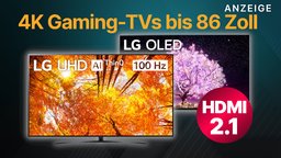 Saturn Gutscheinheft: 4K Gaming-TVs mit 120 Hz und bis zu 86 Zoll im Angebot
