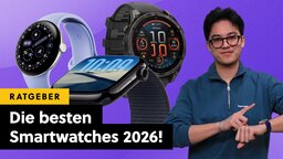 Die beste Smartwatch 2026: Das sind unsere Empfehlungen für Damen und Herren