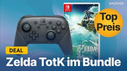 Tolles Bundle für Switch: Zelda Tears of the Kingdom mit Nintendo Switch Pro Controller im Angebot