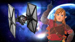 Zelda TotK trifft auf Star Wars: Fan bastelt funktionierenden TIE Fighter